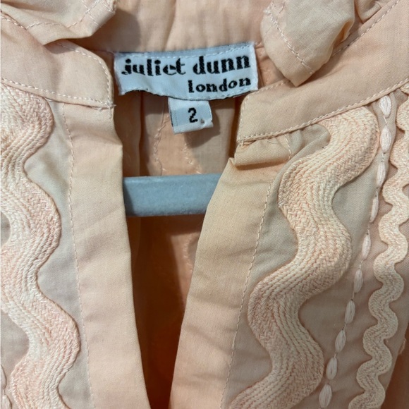 Juliet Dunn Peach Ric Rac Dress - Picture 2 of 2